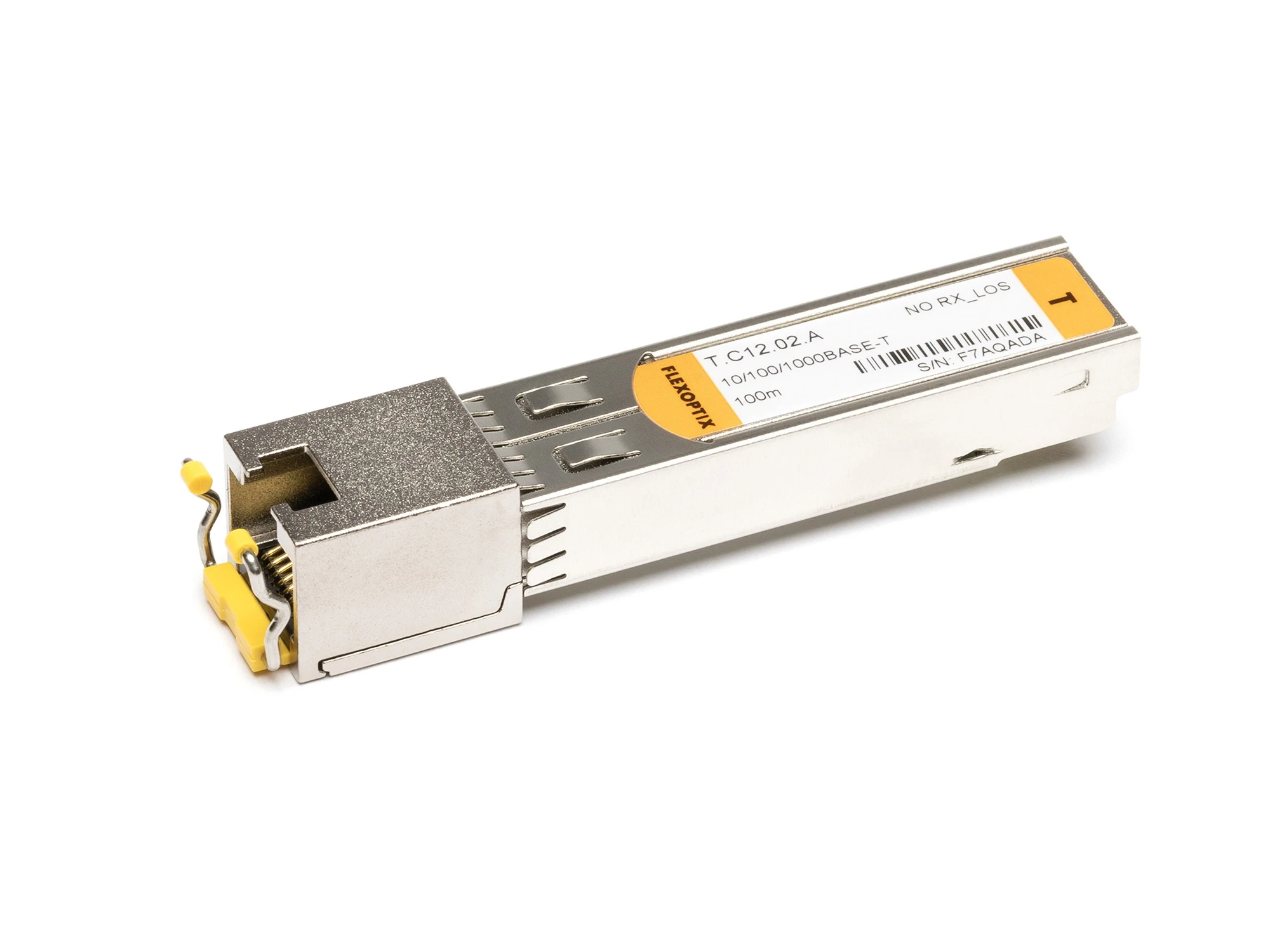 1000BASE-T Copper SFP 100 m, RJ-45, Autoneg, NO RX_LOS, Preferred Master, SERDES, 12 Mbit/s - 1.25 Gbit/s